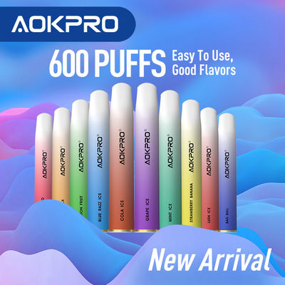 TPD 600 Rookwolken 2 de Peuloem van Nicotine Beschikbaar Vape ODM Onthaal