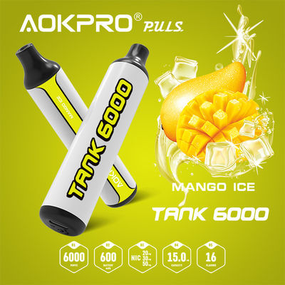 Mango type-c van 600mAh bracht Navulbare Beschikbare Vape-Pen 15ml op smaak
