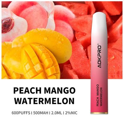 2% nicotine 600 Op smaak gebrachte Vape Pennen van Rookwolk Beschikbare Vape 2ml