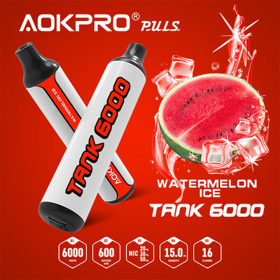 Type-c de Pennen15ml 6000 Rookwolk van Watermeloen Beschikbare Op smaak gebrachte Vape