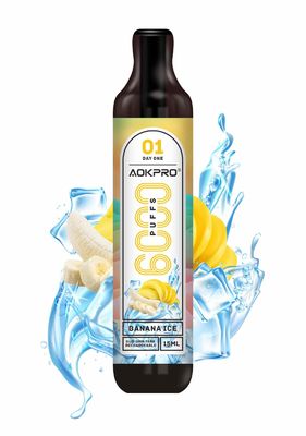 50mg/ML beschikbare Nicotine Zoute MTL Vape Apparaten	Sub-ohmtank 6000 Rookwolk