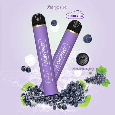 3% zout Nicotinewegwerpproduct 3000 de Navulbare Pen type-C van Rookwolkvape