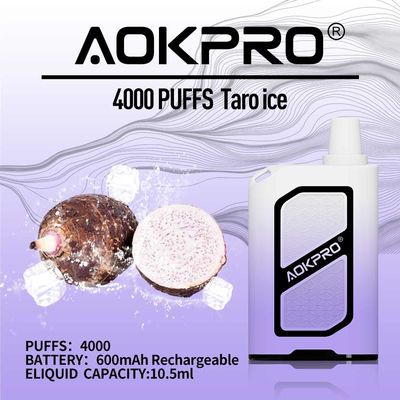 Nul van de Bararoma's 15ml Vape van het Nicotineelf Pen 4000 Rookwolken type-c het Laden