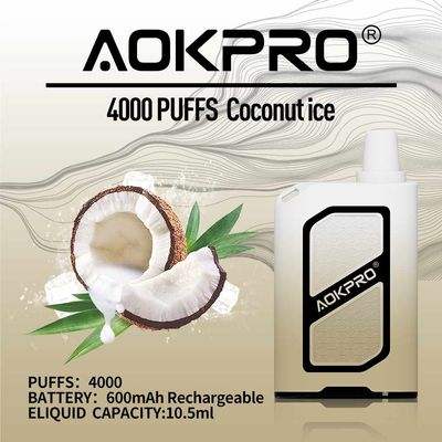 Ejuice10.5ml Mesh Coil Disposable Vape Device Doos 4000 Rookwolk
