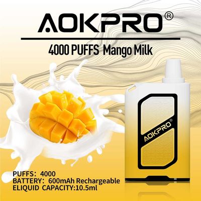 Van de Bar de Navulbare Vape van het 4000 Rookwolkelf Last van de Peulusb type-C