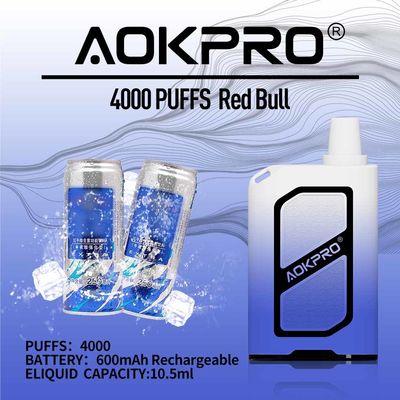 5% nicotine Navulbare Peul 4000 Laden van Rookwolk het Beschikbare Vape type-C