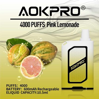 1.2Ohm 4000 Rookwolk Mesh Coil Disposable Vapes Nicotine 3% 2% 5%