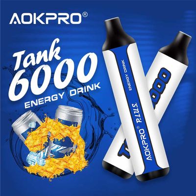 5% Pen USB-c die van nicotine de Beschikbare Vape 6000 Rookwolkbars 16 Aroma's laden