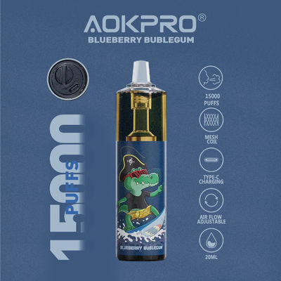 OEM ODM de Navulbare Beschikbare Vape 1ohm Regelbare Luchtstroom van de Netwerkrol