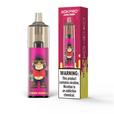 FCC Ce ROHS bracht Beschikbare Vapes 15000 Rookwolken op smaak Navulbaar Apparaat